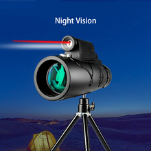 12X60 Night Vision Monocular Telescope High Quality HD Powerful Binoculars Compass Phone LED Zoom Large Objective for Camping 2024 - buy cheap