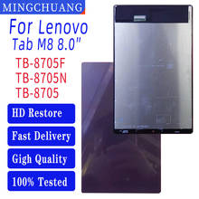 Оригинальный 8,0 дюймов Lenovo YOGA Tab M8 FHD TOUCHBeauty TB-8705 TB-8705F TB-8705N ЖК-экран с сенсорным экраном дигитайзер в сборе экран в сборе 2024 - купить недорого