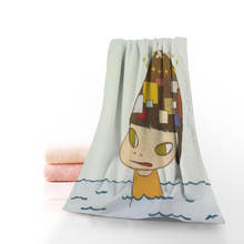Toalla deportiva personalizada de Yoshitomo Nara, toalla de secado rápido portátil de microfibra para Yoga y deportes al aire libre, 35x75cm 2024 - compra barato