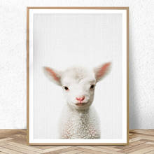 Lamb Nursery Print Baby Farm Animal Sheep Wall Art Painting Kids Room Posters and Prints Canvas Art Babies Bedroom Decoration 2024 - buy cheap