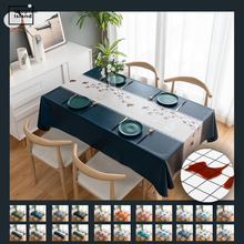 Mantel Rectangular de PVC para mesa, cubierta de mármol para comedor, antimanchas mantel, impermeable 2024 - compra barato