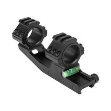 One Piece Hunting Scope Mount 25.4mm/30mm Double Scope Rings Adapter Picatinny Weaver Rail With Bubble Level For Tactical Sights 2024 - buy cheap