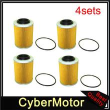 4x Oil Filter For Can-Am Maverick Max 1000R X3 Sea-Doo Spark Replace OEM 420956123 2024 - buy cheap