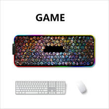 LED RGB USB Computer Mouse Pad Gamer Keyboard Gaming Mat Mousepad Tapis de souris Desk Mat Lighting Muismat alfombrilla escri 2024 - buy cheap