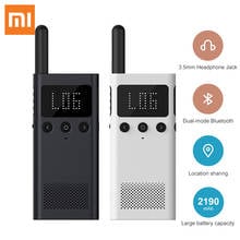 Original Xiaomi Mijia Smart Walkie Talkie 1S With FM Radio Speaker Smart Phone APP Control Location Share Fast Team Talk Outdoor 2024 - купить недорого