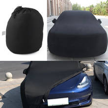 For Tesla Model 3 X S Car Cover Sun Dust Rain Resistant Windproof Protective Adjustable Durable Protection 2024 - buy cheap