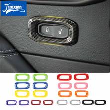 JIDIXAIN Car Door Lock Switch Button Cover Decoration Stickers for Jeep Wrangler JL Gladiator JT 2018 2019 2020 2021 Accessories 2024 - buy cheap