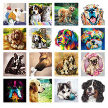 5D DIY diamond painting painted animal mosaic embroidery animal cross stitch embroidery crafts home decoration 2024 - buy cheap