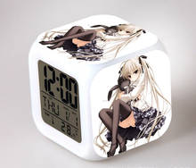 Anime Yosuga no Sora Clocks Kasugano Sora Kasugano Haruka Sexy Girls Digital Alarm Clock Action Figure Model Toys Doll Gift 2024 - buy cheap