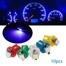 10 Pcs New B8.5D 509T B8.5 5050 Led 1 SMD T5 Lamp Car Gauge Speed Dash Bulb Dashboard instrument Light Wedge Interior Lamp 2024 - buy cheap