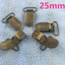 25pcs 1'' 25mm antique  bronze Color Suspender Clips 2024 - buy cheap