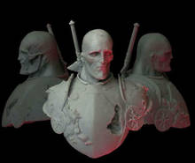 Figura de resina de busto de hombre de fantasía antigua, kits de modelos en miniatura gk sin montar, sin pintar, 1/10 2024 - compra barato