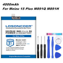 LOSONCOER-batería BA891 para teléfono móvil, 4000mAh, para Meizu 15 Plus 15 + MeiLan 15 Plus M891Q M891H 2024 - compra barato