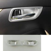 Car styling cover stick trim ABS matte door inner interior handle bowl frame For Toyota Alphard Vellfire 2016 2017 2018 2019 2024 - buy cheap