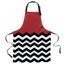 Ripple Red White Black Aprons for Women Men Kid Cooking Baking Apron Kitchen Utility Equipment Accessories 2024 - buy cheap