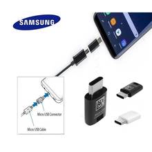 Original Samsung Micro USB To Type C Connector Adapter for Galaxy S21 S20 S10 S9 NOTE 20 10 9 8 A7 A9 Jack Adapter Flash Drive 2024 - buy cheap