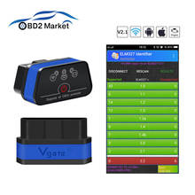 Vgate icar2 elm 327 OBD2 сканер Bluetooth/wifi инструмент для диагностического сканирования автомобиля ELM327 V2.1 для IOS/android/PC Поддержка J1850 Protol 2024 - купить недорого