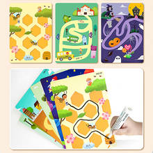 Montessori crianças brinquedos de desenho tablet diy cor forma match jogo livro desenho conjunto aprendizagem brinquedo educativo para crianças 2024 - compre barato