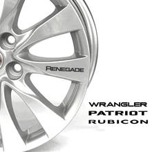 Pegatinas para manija de puerta de Jeep Renegade Wrangler JK TJ Rubicon Cherokee Patriot Trail Hawk Compass Wheels, 4 Uds. 2024 - compra barato