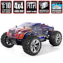 HSP RC Car 1/10 Scale 4wd Off Road Monster Truck 94111PRO Electric Power Brushless Motor Lipo Battery High Speed Hobby Vehicle 2024 - buy cheap