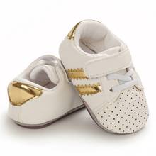 Zapatos de PU para bebé, niño y niña, zapatillas cómodas y suaves antideslizantes, zapatos cálidos para primeros pasos 2024 - compra barato