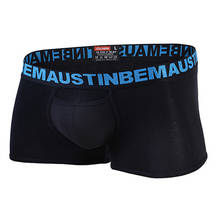 High Quality Brand AUSTINBEM Fashion Solid Underwear Cotton Boxers Underpants Sexy Male Underants For Men Cuecas Boxer Shorts 2024 - buy cheap