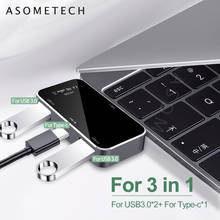 USB 3.0 Type C HUB High Speed 3 Ports Splitter 3 in 1 Smart Dock for Macbook Laptop Desktop Accessories Multi Type C USB HUB 2024 - buy cheap