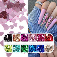 Mixed Size Red Black Heart Nail Art Glitter Flakes Sequins For Manicure Design Spangle Paillette Nails Decorations Accessories 2024 - buy cheap