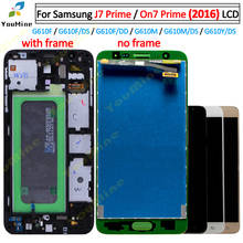 For SAMSUNG Galaxy J7 Prime LCD Touch Panel Screen with Frame G610 G610F G610M For SAMSUNG J7 Prime G610 Display On7 Prime LCD 2024 - buy cheap