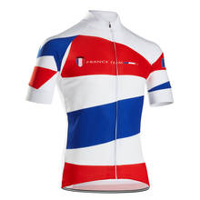 France team cycling Jersey white red blue men summer short sleeve road bike wear clothing mtb bicycle clothes shirts 2022 - buy cheap