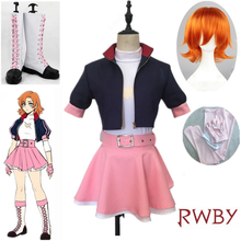 Anime RWBY Cosplay Nora Valkyrie Cos Dress Halloween Man Woman Cosplay Costumes cos hair boots Custom Size for Halloween party 2024 - buy cheap