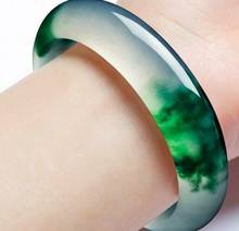 Atacado 100% natural jade UMA pulseira grau 54 Mulcticolor-62mm 2024 - compre barato