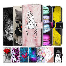 Funda de cuero pintada con tapa para iPhone, 11 Pro Max, 12 mini, X, 10, XR, XS, SE 2020, 6, 6S, 7, 8, soporte para tarjetas 2024 - compra barato