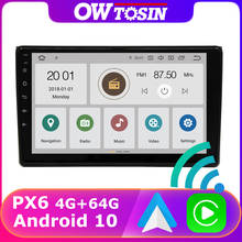 9" PX6 4G+64G Android 10.0 GPS Navigation Radio For AUDI A4 SEAT Exeo S4 RS4 8E 8F B9 B7 RNS-E DAB WiFi 5*USB Auto Bluetooth 5.0 2024 - buy cheap