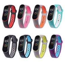 Breathable Strap For Xiaomi Mi Band5 6 Smart Watch Wrist Bracelet For Xiaomi MiBand 5 6 Miband Strap Replacement 2024 - buy cheap