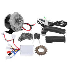 Conjunto de conversão para motor de bicicleta elétrica, e-bike, controlador de motor, corrente da aceleradora, 24v, 250w 2024 - compre barato