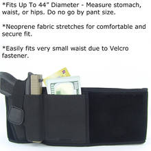 Hunting Belly Band Holster Gun Holster Waist Concealed Carry Tactical for Glock 19 Beretta Pistol Revolver 2024 - buy cheap