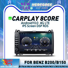 Carplay 9" 4G LTE Android 10.0 8 Core 6GB + 128GB Car DVD Player For Benz B200 W169 W245 W639 Viano Vito Multimedia GPS Radio 2024 - buy cheap