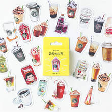 45pcs/pack Drinks Totem Stationery Stickers Pack Posted It Kawaii Planner Scrapbooking Memo Stickers Escolar School Supplies 2024 - buy cheap