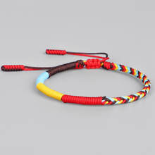 Tibetan Buddhist Handmade Waterproof Woven Wax Thread Wrap Bracelet For Men And Women Friendship Rope Knot Bracelet 2024 - buy cheap
