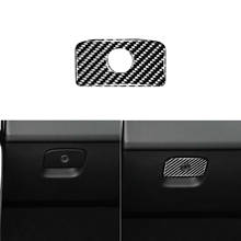 For Jaguar F-PACE XE XF X761 X760 X260 Interior Carbon Fiber Decorative Accessories Co-pilot Storage Box Handle Trim Sticker 2024 - buy cheap