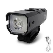 Luz LED para bicicleta de montaña y carretera, faro frontal recargable vía USB, resistente al agua, equipo de ciclismo 2024 - compra barato
