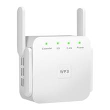 ALLOYSEED-repetidor WiFi inalámbrico de 2,4 y 5Ghz, extensor de rango, amplificador WiFi de 1200Mbps, enrutador 802, 11ac/a/b/g/n 2024 - compra barato