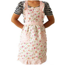 KitChen Apron Waterproof Apron Kitchen Women Home Kitchen Cooking Bib Flower Style Pocket Lace Apron Dress K828 2024 - buy cheap