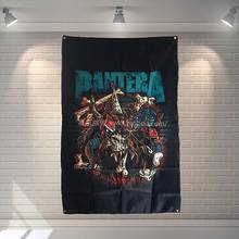PANTERA Music Band Banners Wall Flags Hanging Painting Tapestry Cloth Art Bar Cafe Hotel Theme Background Decoration 2024 - buy cheap