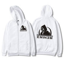 Eminem Rap Music Zipper Hoodie Sweatshirt Moleton Masculino fashion hip hop Hoodies Sweatshirts Autumn Winter Tracksuit clothes 2024 - buy cheap