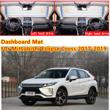 Capa protetora para painel de autos, tapete antiderrapante e antiderrapante para proteção do sol, para mitsubishi designs cross 2017 a 2019 2024 - compre barato