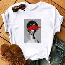 Женская Винтажная футболка в стиле Харадзюку, с коротким рукавом, в скандинавском стиле, размера плюс 2024 - купить недорого