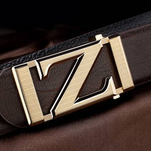 High Quality Z belts mens designer fashion popular luxury famous brand Waistband genuine leather slide buckle brown Waist Strap 2024 - buy cheap