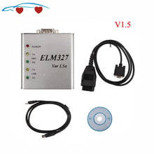 Metal Aluminum ELM327 V1.5 OBD2 Auto Diagnostic Tool ELM 327 V1.5a OBD OBDII ELM327 USB Metal Interface Fault Code Scan 2024 - buy cheap